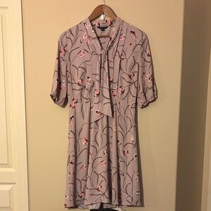NWOT RW&CO. Mauve Floral Midi Dress